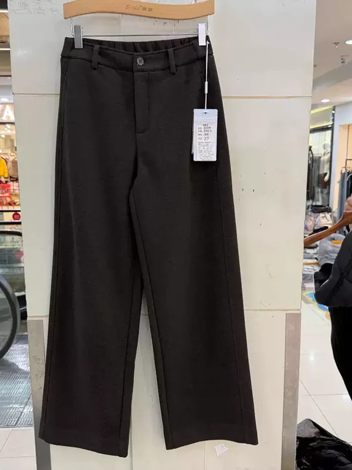 Women's grey straight trousers — Style 888