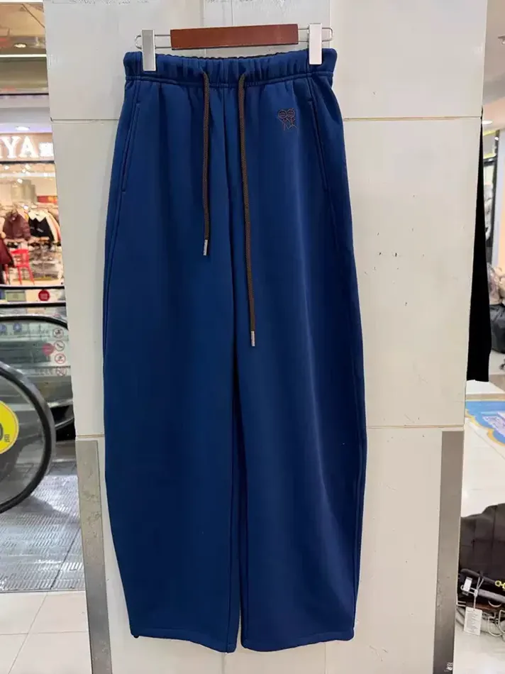 Women's drawstring casual curved-leg trousers — Style FD-3631