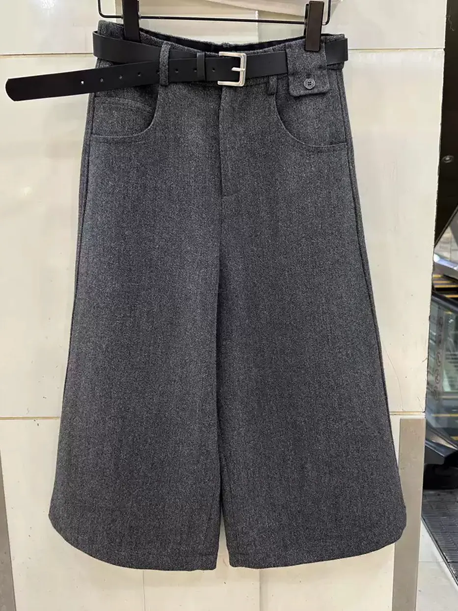 Women's heavyweight cropped trousers — Style W86116