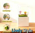 Cute Pet Workshop 3D hologram pet memorial — device showing a small bird hologram mid-flight
