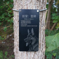 Memorial marker design proof examples - comic style