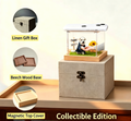 Custom 3D Hologram Pet Memorial Display — Collector's Edition & Floral Card Edition | Scenography Decor | Memorial Keepsake for Cats & Dogs | Cute Pet Workshop