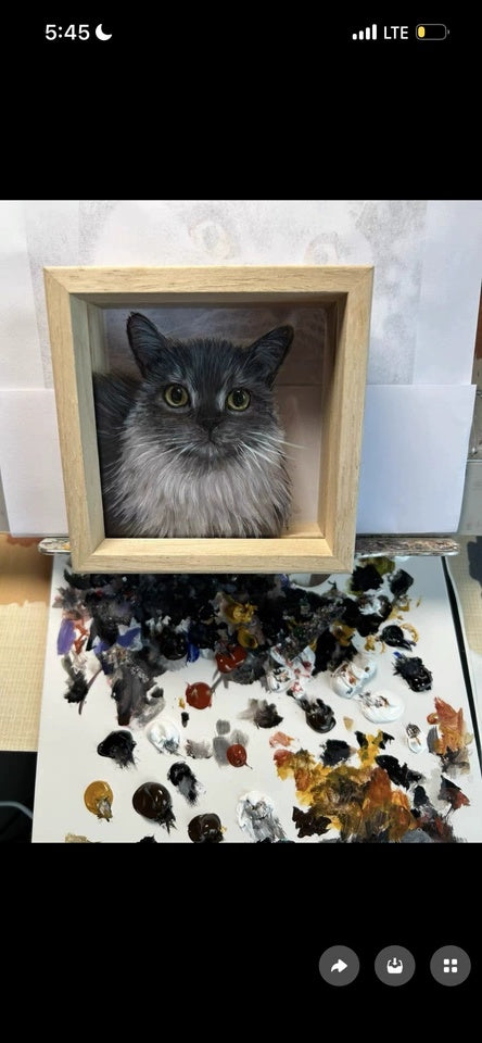 Hand-Painted on Glass.