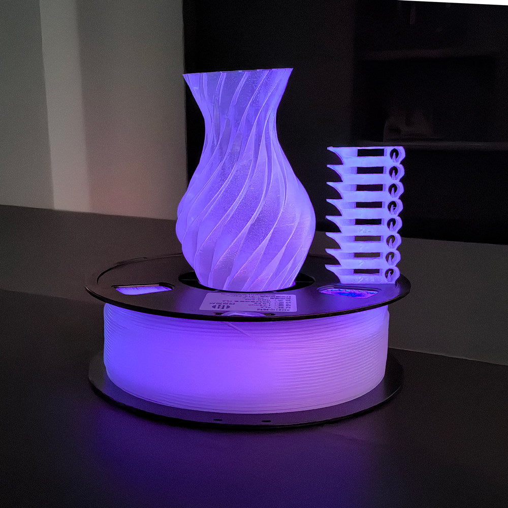 Premium Glow in the Dark PLA 3D Printer Filament 1.75mm Eco-friendly Filament Luminous & Transparent Effect