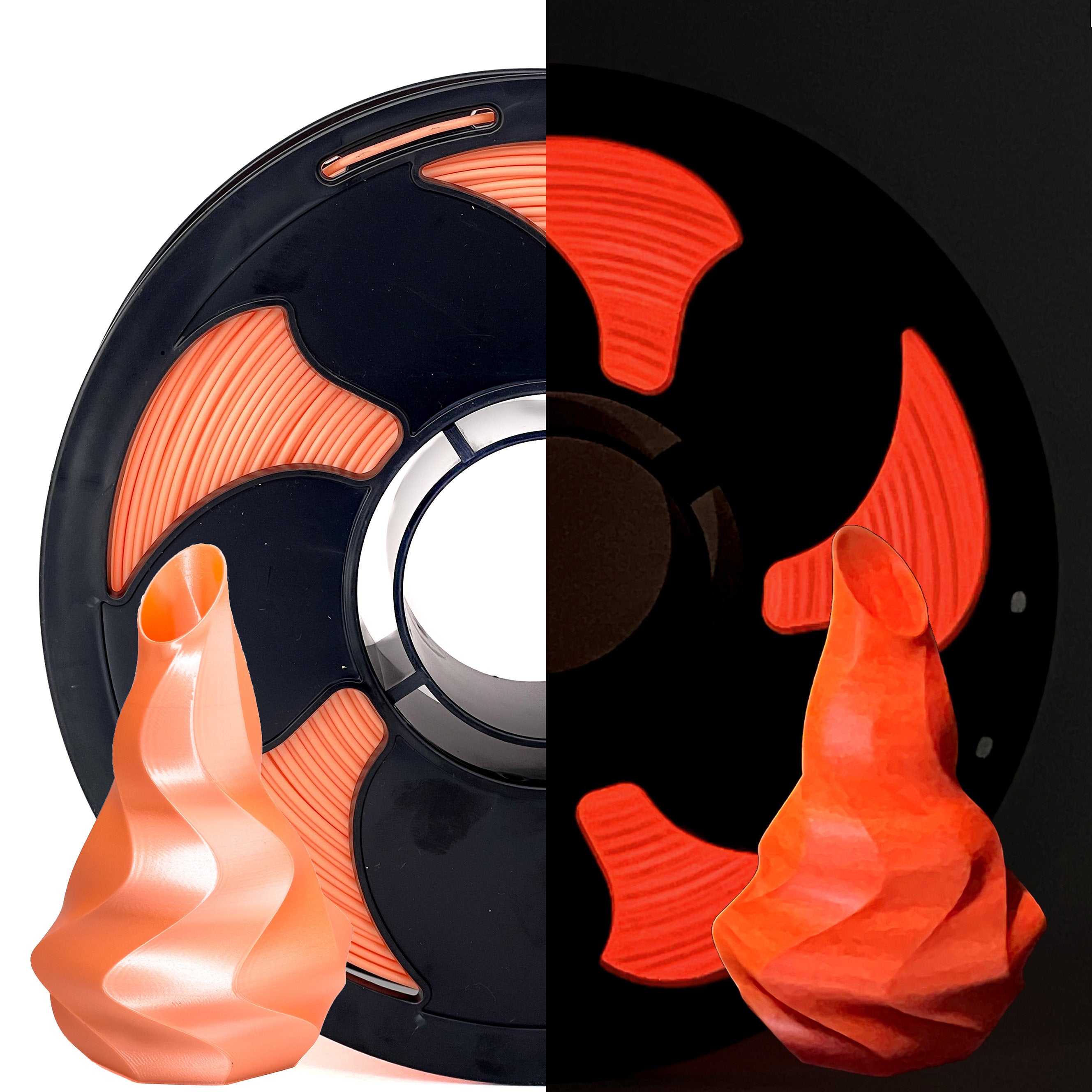 Premium  PLA Filament Glow in the Dark - 25+ Vibrant Glow Colors Available High Toughness Eco-Friendly 3D Printing Material