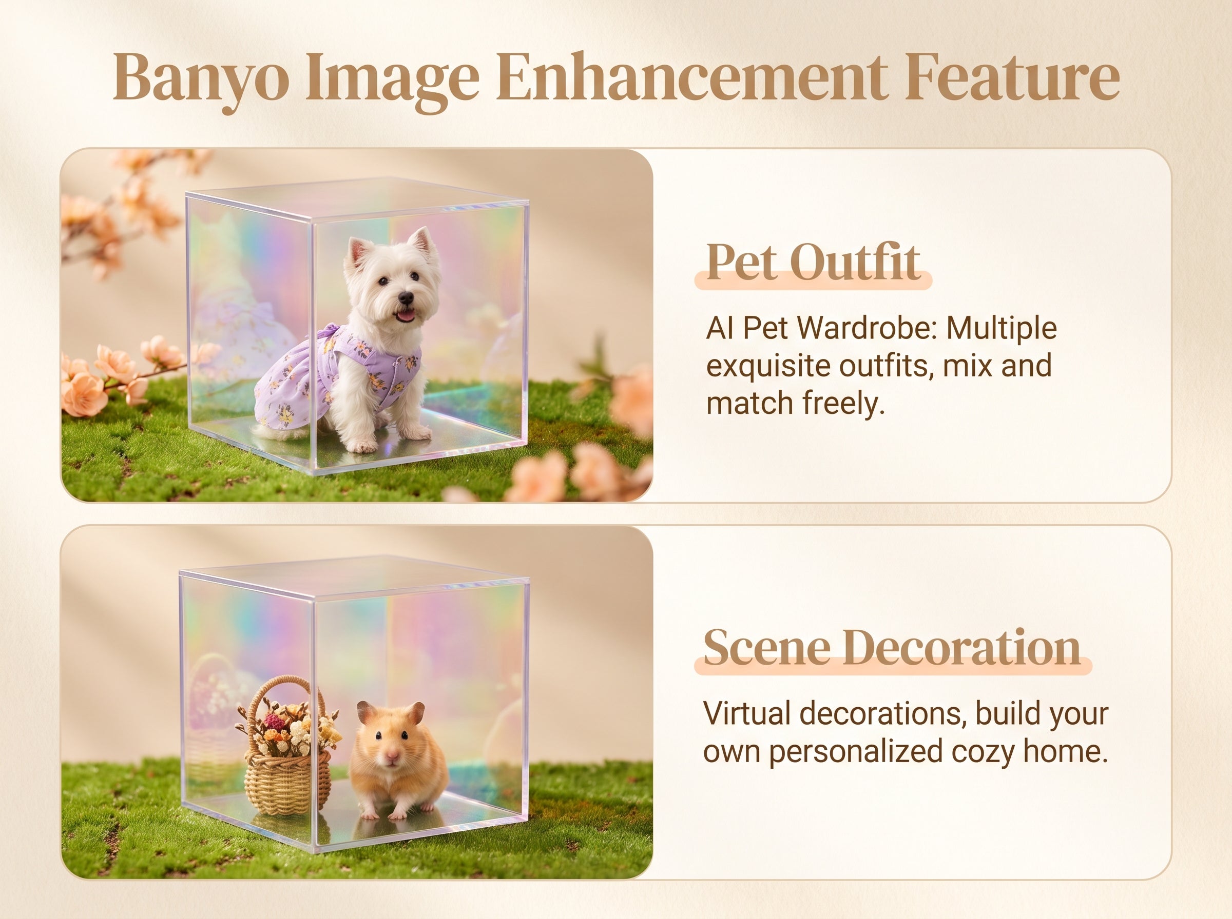 Cute Pet Workshop hologram memorial — process and detail (English)