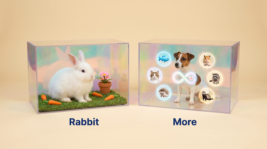 Cute Pet Workshop hologram memorial — process and detail (English)