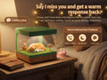 Cute Pet Workshop 3D hologram pet memorial — size comparison next to a coffee mug