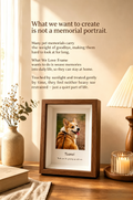 Pet Hair Memorial Keepsake Jar – Custom Photo Frame Set for Dog & Cat Remembrance product photo