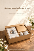 Pet Hair Memorial Keepsake Jar – Custom Photo Frame Set for Dog & Cat Remembrance product photo