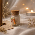 Memorial jar with blessing scroll and decorative details