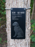 Memorial marker design proof examples - realistic portrait style