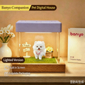 Cute Pet Workshop 3D hologram pet memorial — packed with grass mat and decorative sign inside the case
